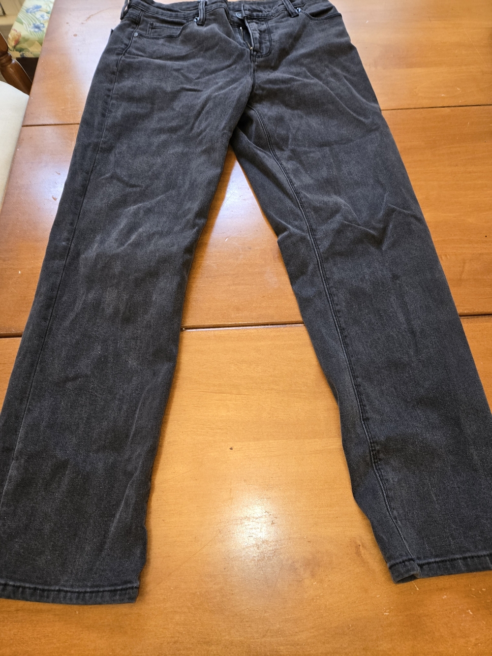 Hudson Jeans Women's Flare Wide Leg Jeans in Charcoal Black